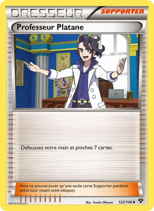 Carte Pokémon Professeur Platane #122 — XY