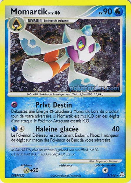 Carte Pokémon Momartik #3 — Éveil des Légendes