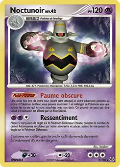 Carte Pokémon Noctunoir #2 — Diamant et Perle