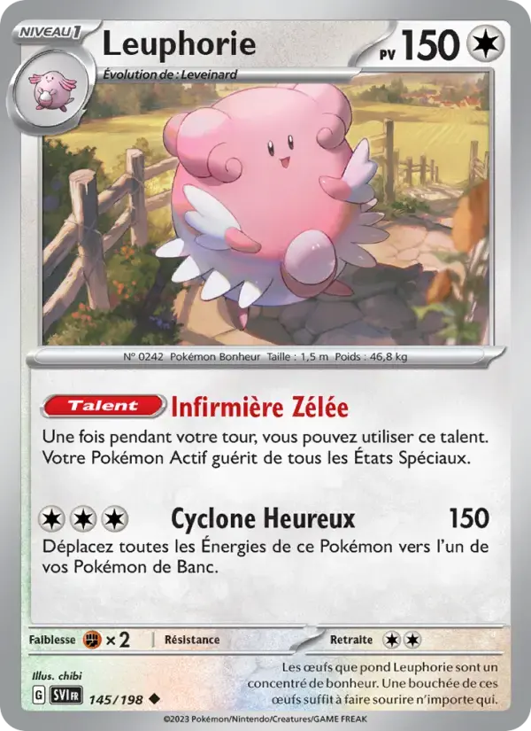 Carte Pokémon Leuphorie #145 — Écarlate et Violet