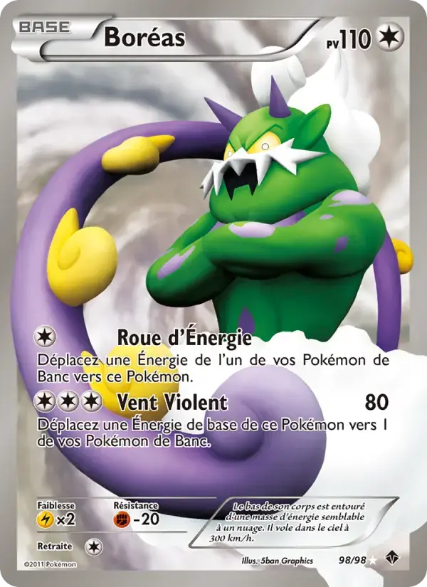 Carte Pokémon Boréas #98 — Pouvoirs Émergents