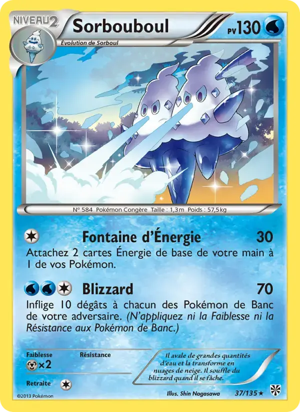 Carte Pokémon Sorbouboul #37 — Tempête Plasma