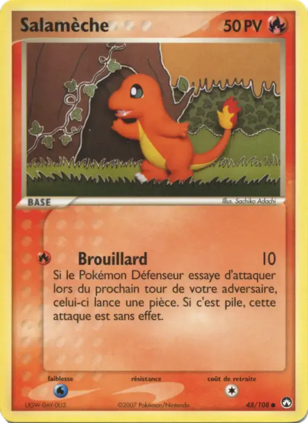 Carte Pokémon Salamèche #48 — Gardiens du Pouvoir