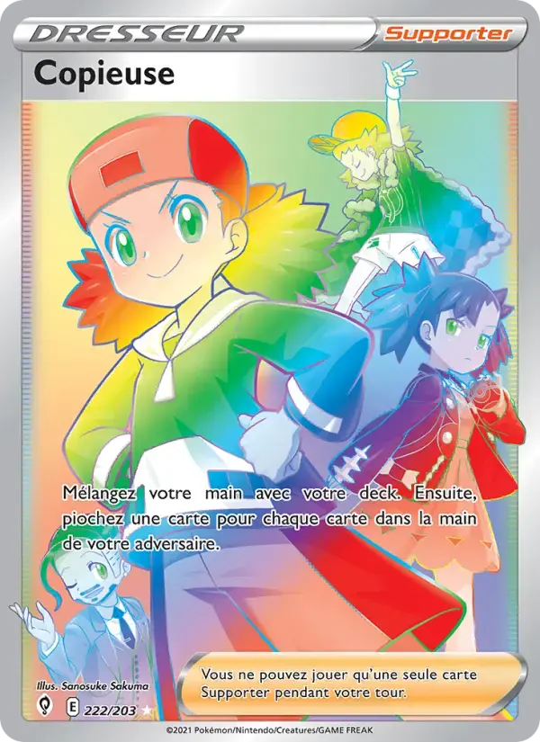 Carte Pokémon Copieuse #222 — Évolution Céleste