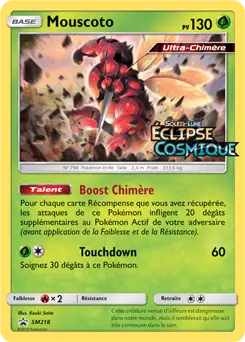 Carte Pokémon Mouscoto #SM218 — Promos Soleil et Lune