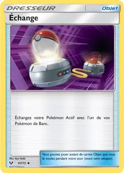 Carte Pokémon Échange #67 — Légendes Brillantes