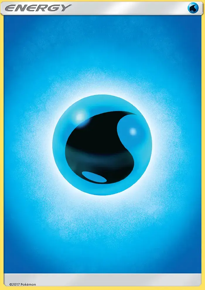 Carte Pokémon Énergie Eau #166 — Soleil et Lune