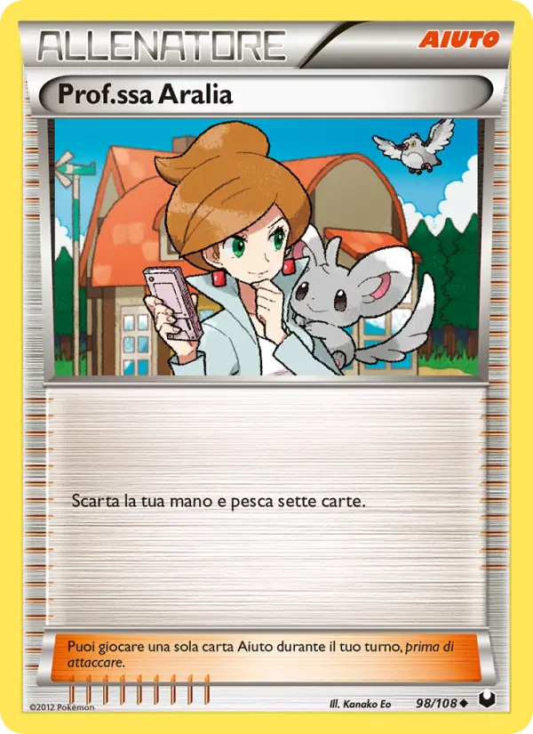 Carte Pokémon Professeur Keteleeria #98 — Explorateurs Obscurs