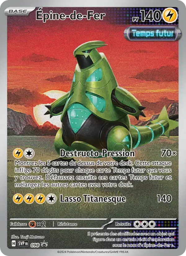 Carte Pokémon Épine-de-Fer #098 — Promos Écarlate et Violet