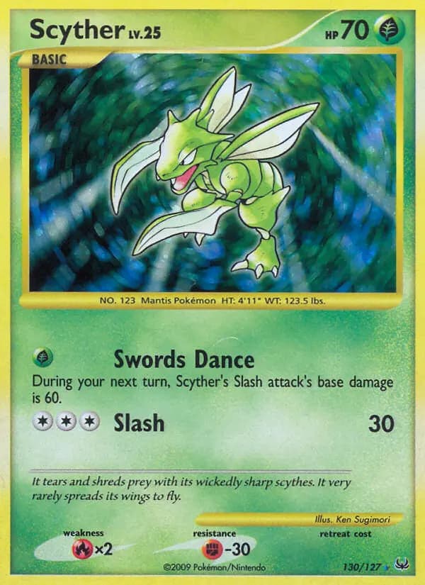 Scyther #130 — Platinum