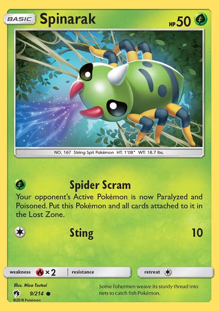 Spinarak #9 — Lost Thunder