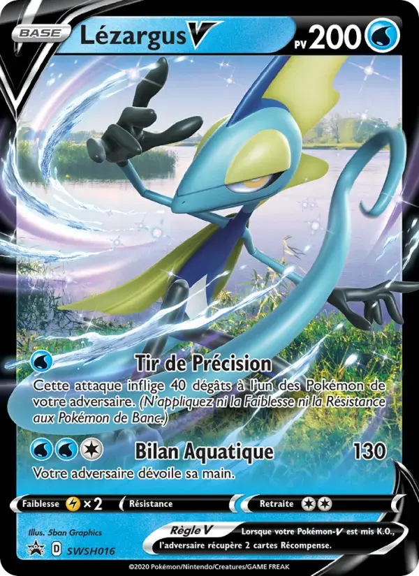 Carte Pokémon Lézargus V #SWSH016 — Promos Épée et Bouclier