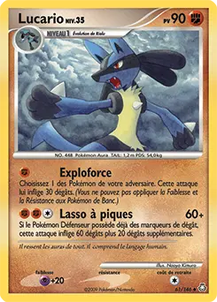 Carte Pokémon Lucario #61 — Éveil des Légendes