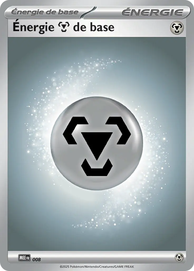 Carte Pokémon Énergie Métal #008 — Énergies Méga-Évolution