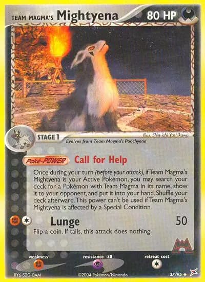 Team Magma's Mightyena #37 — Team Magma vs Team Aqua