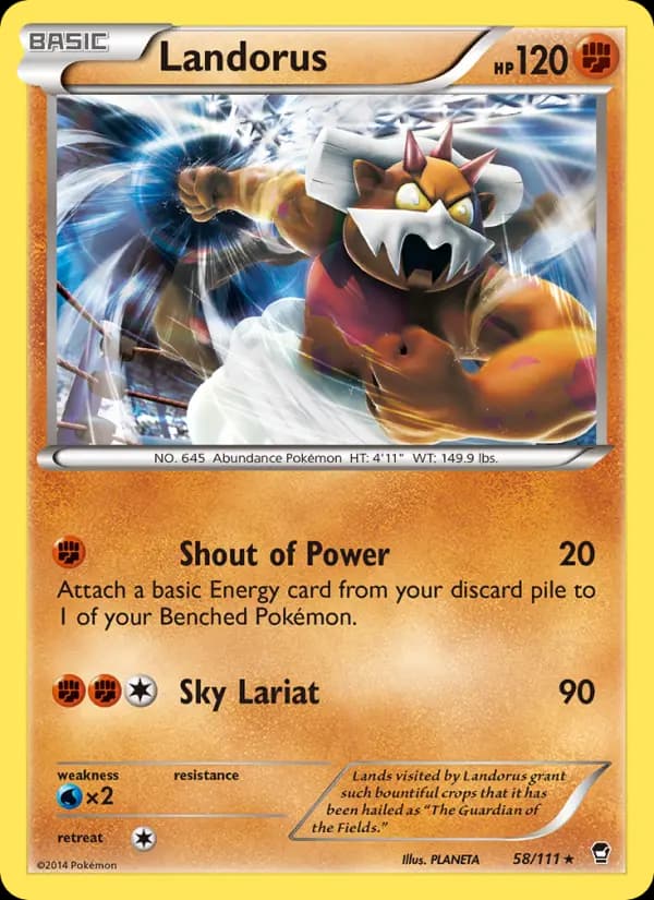 Landorus #58 — Furious Fists