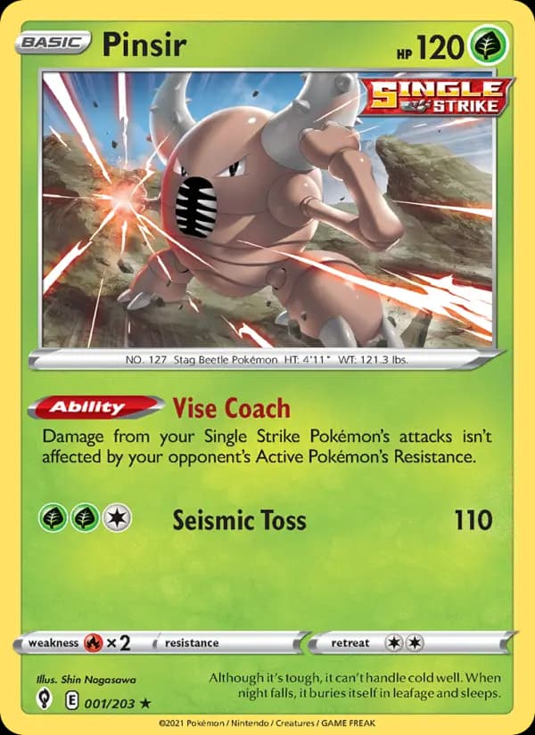 Pinsir #1 — Evolving Skies