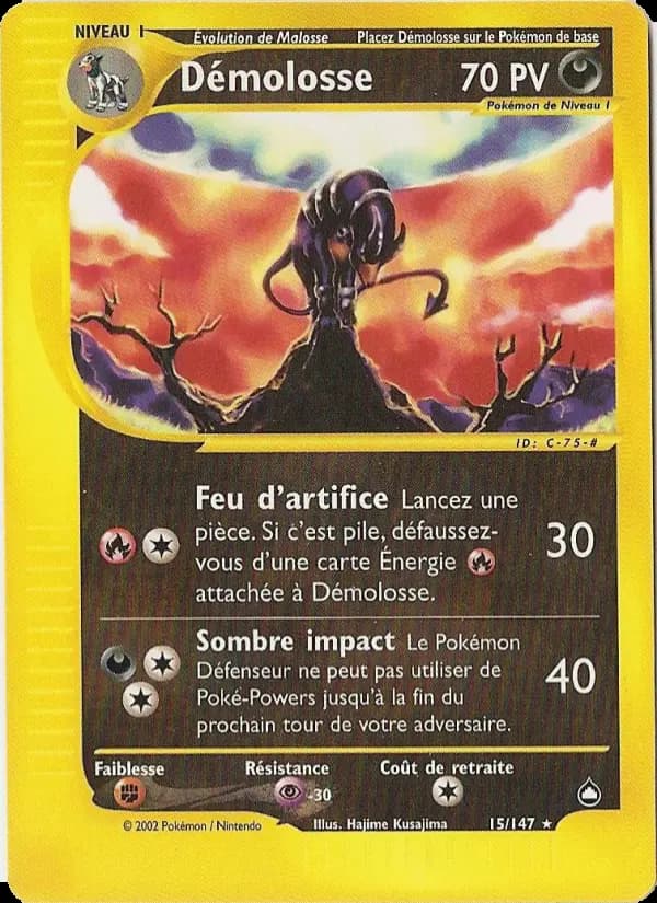 Carte Pokémon Démolosse #15 — Aquapolis