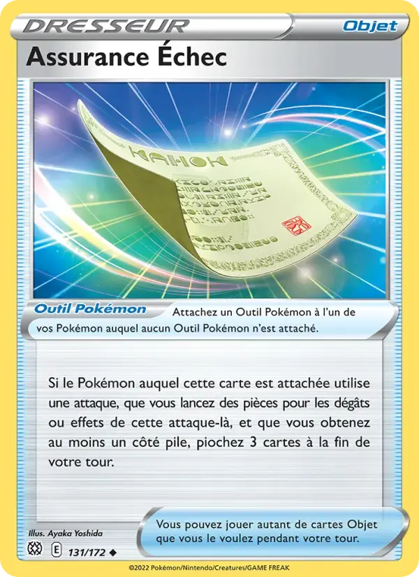 Carte Pokémon Assurance Échec #131 — Stars Étincelantes