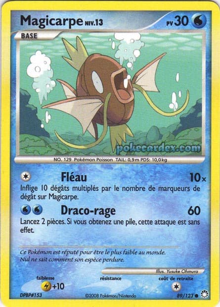 Carte Pokémon Magicarpe #89 — Trésors Mystérieux
