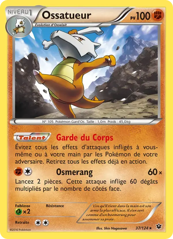 Carte Pokémon Ossatueur #37 — Impact des Destins