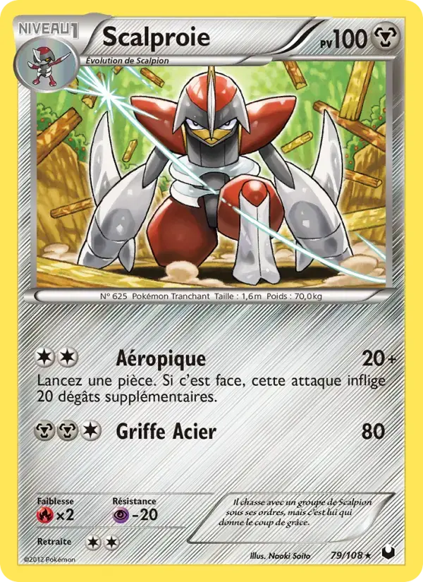 Carte Pokémon Scalproie #79 — Explorateurs Obscurs