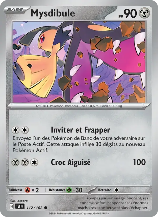 Carte Pokémon Mysdibule #112 — Forces Temporelles