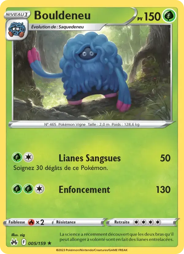 Carte Pokémon Bouldeneu #005 — Zénith Suprême