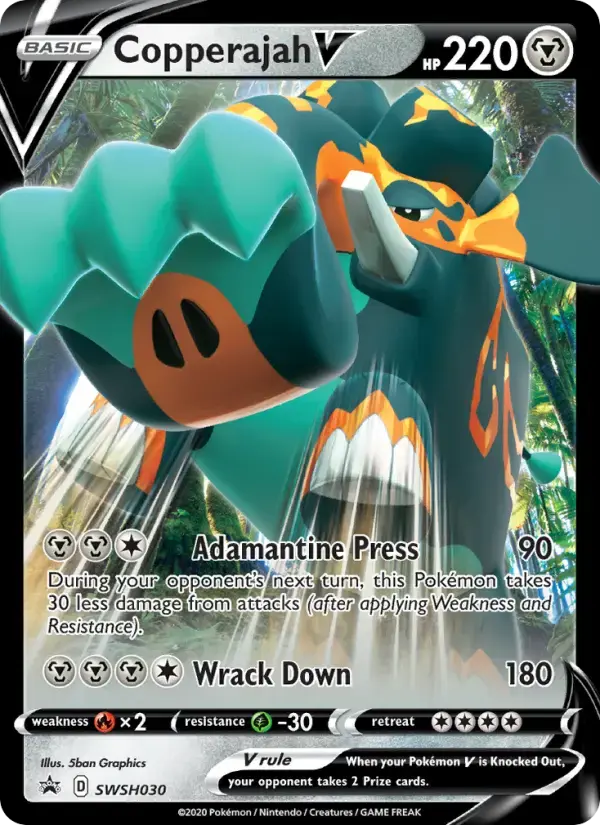 Copperajah V #SWSH030 — Sword & Shield Promos