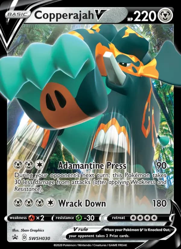 Copperajah V #SWSH030 — Sword & Shield Promos