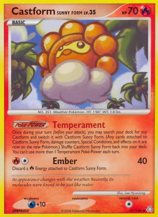Castform Sunny Form #51 — Legends Awakened