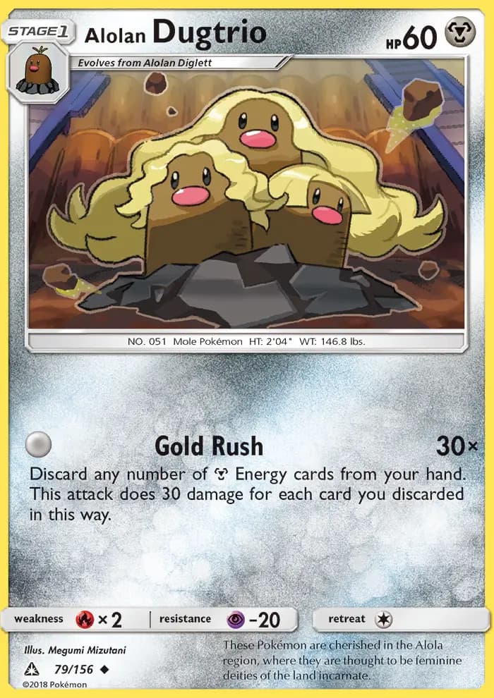 Alolan Dugtrio #79 — Ultra Prism