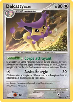 Carte Pokémon Delcatty #23 — Éveil des Légendes