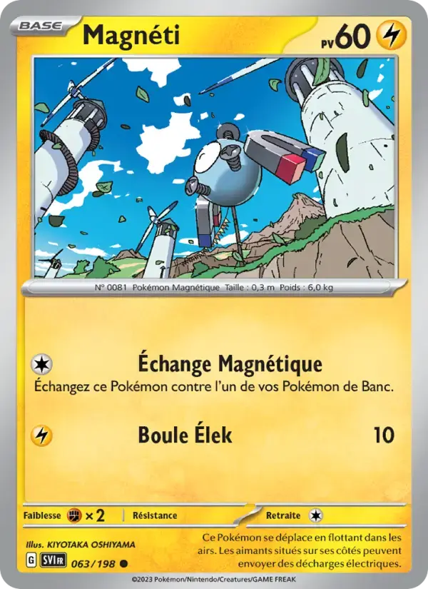 Carte Pokémon Magnéti #063 — Écarlate et Violet