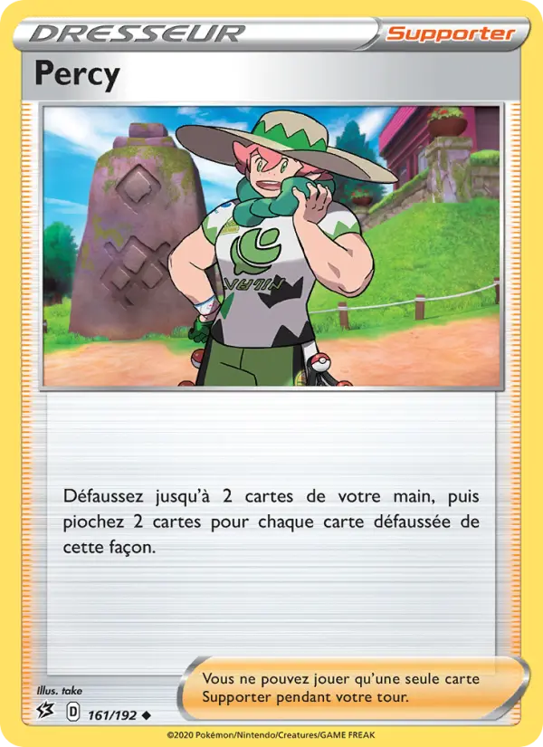 Carte Pokémon Percy #161 — Clash des Rebelles
