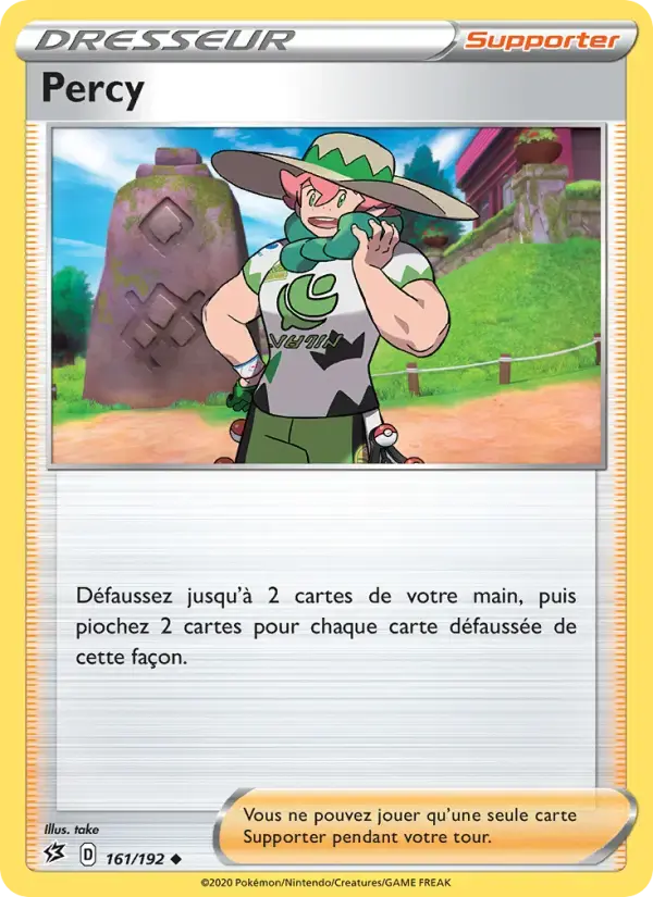 Carte Pokémon Percy #161 — Clash des Rebelles