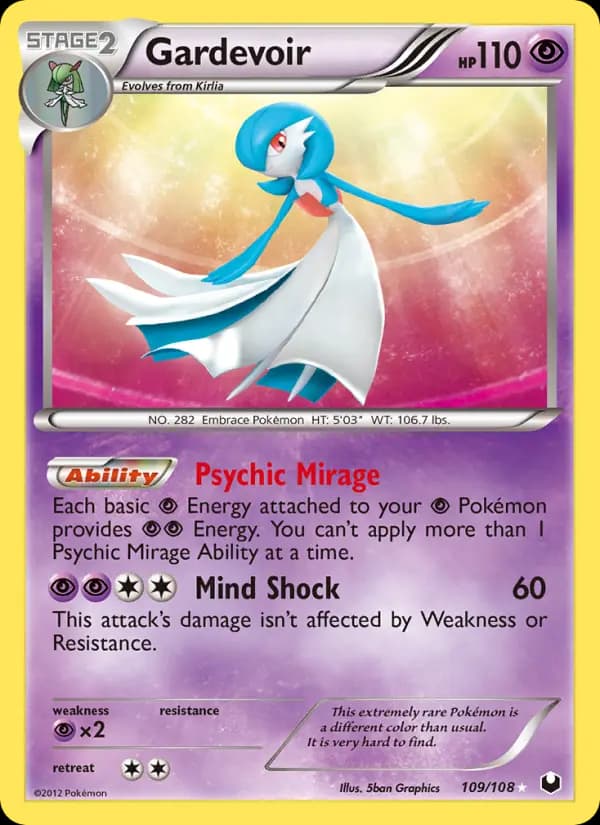 Gardevoir #109 — Dark Explorers