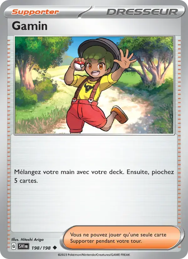 Carte Pokémon Gamin #198 — Écarlate et Violet