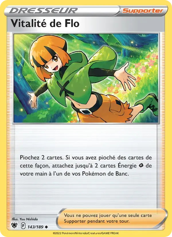 Carte Pokémon Vitalité de Flo #143 — Astres Radieux