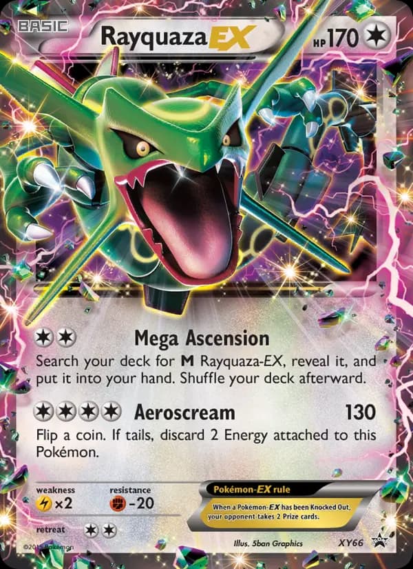 Rayquaza EX #XY66 — XY Promos