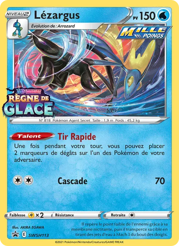 Carte Pokémon Lézargus #SWSH113 — Promos Épée et Bouclier