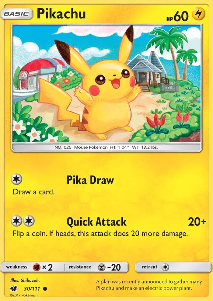 Pikachu #30 — Crimson Invasion