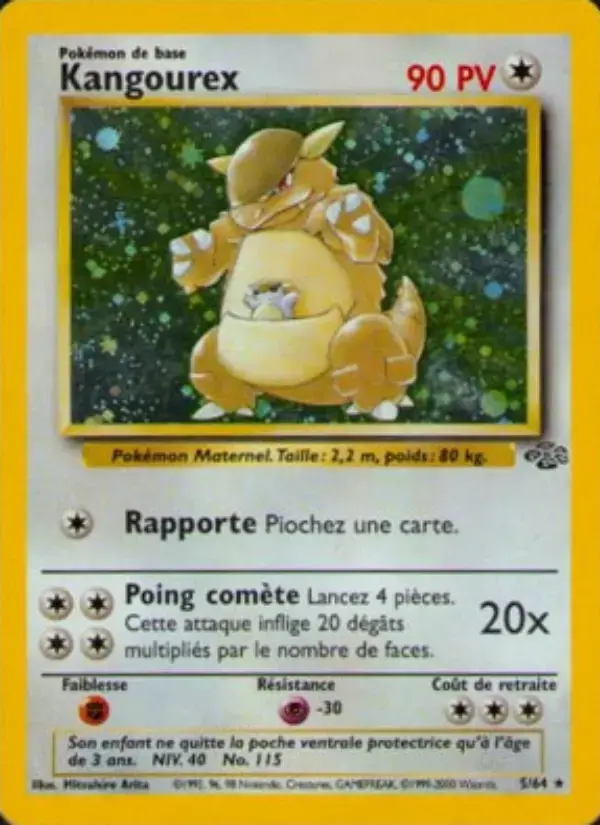 Carte Pokémon Kangourex #5 — Jungle