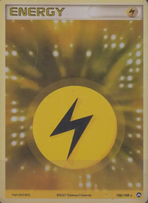 Carte Pokémon Énergie Électrique #106 — Gardiens du Pouvoir