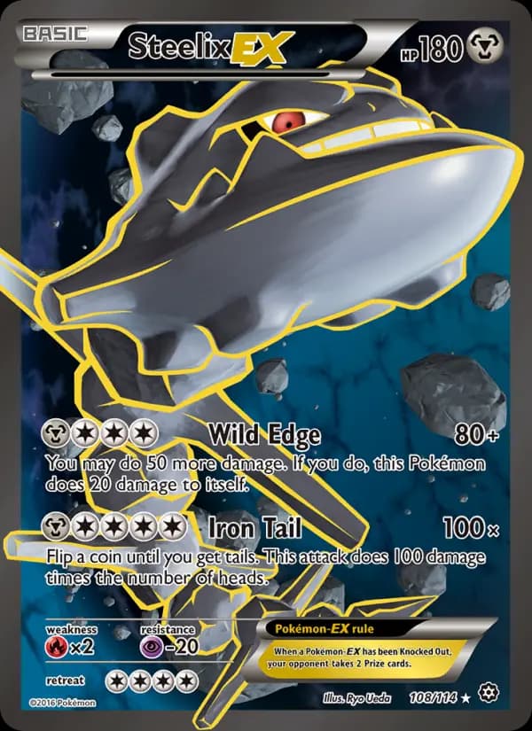 Steelix EX #108 — Steam Siege