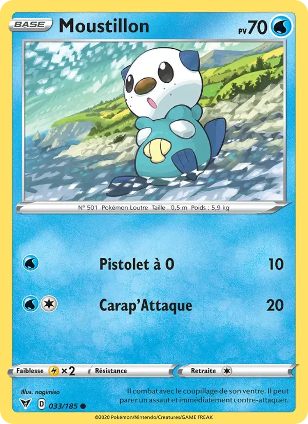 Carte Pokémon Moustillon #33 — Voltage Éclatant