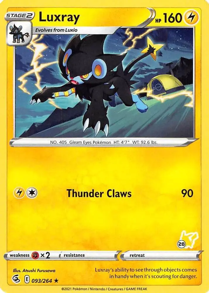 Luxray #Pikachu 28 — Battle Academy 2022