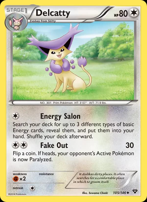 Delcatty #105 — XY