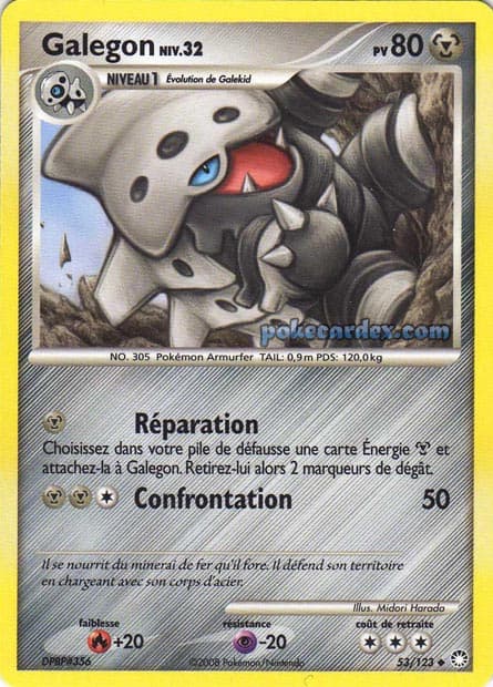 Carte Pokémon Galegon #53 — Trésors Mystérieux