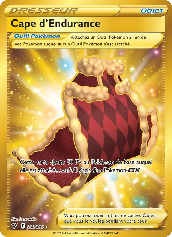 Carte Pokémon Cape d'Endurance #200 — Voltage Éclatant